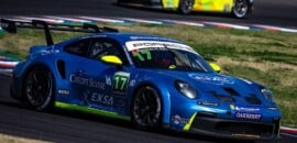 Léo Sanchez e Átila Abreu ganham 12 posições e  terminam em segundo na Carrera Rookie na abertura da Porsche Endurance Series em Termas de Río Hondo