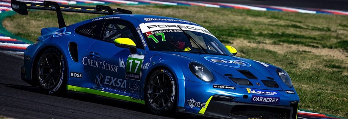 Léo Sanchez e Átila Abreu ganham 12 posições e  terminam em segundo na Carrera Rookie na abertura da Porsche Endurance Series em Termas de Río Hondo