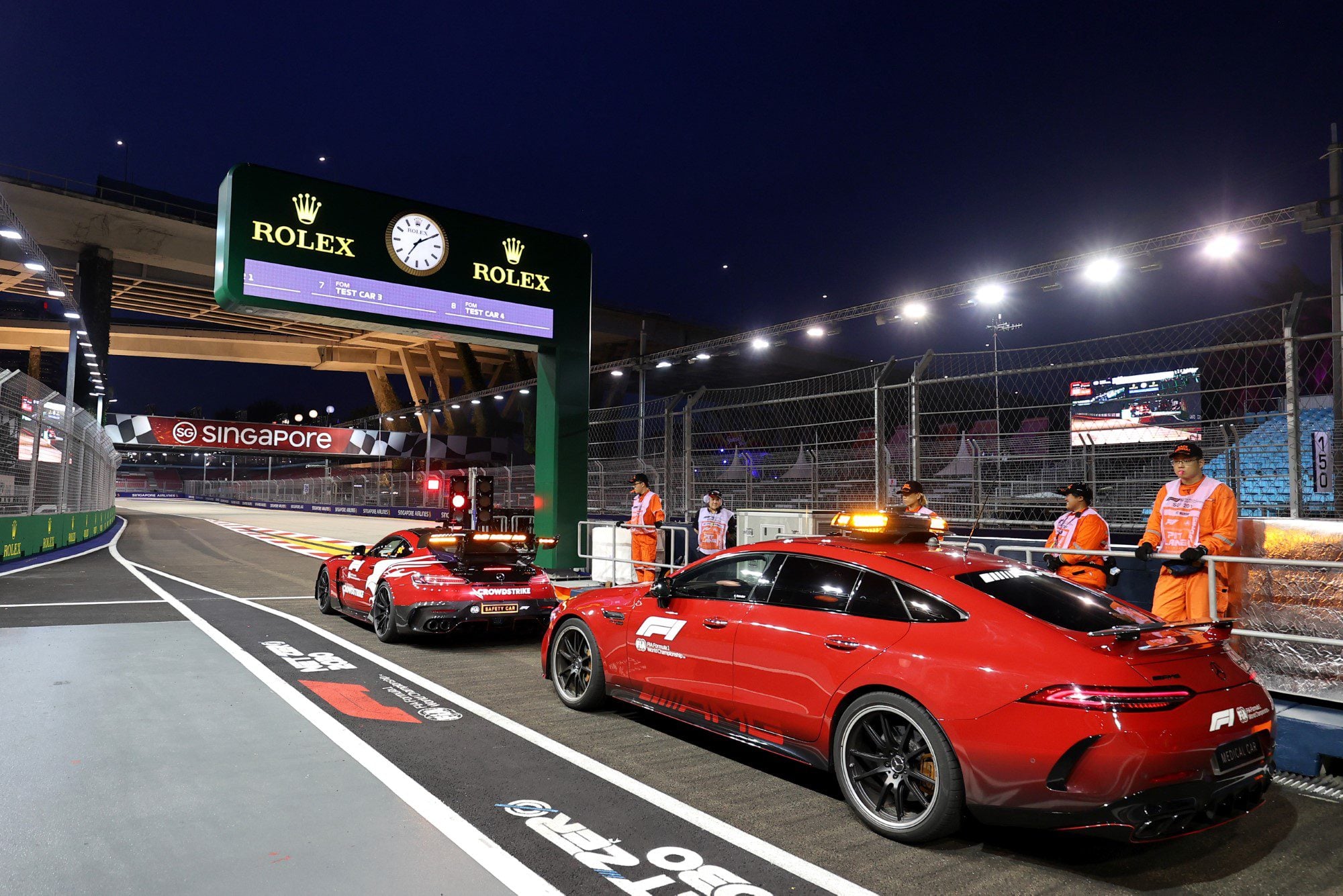 F1: as imagens desta quinta-feira do GP de Singapura, na Marina Bay F1 2022, GP de Singapura, Marina Bay