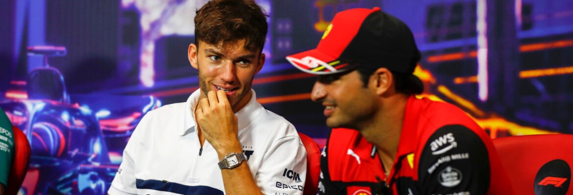 Sainz e Gasly dão o feedback sobre os novos regulamentos técnicos de 2022