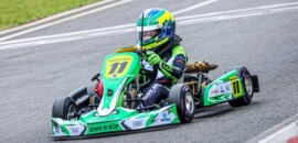 Vicente da Silva conquista mais um pódio na oitava etapa da Copa São Paulo Light de Kart