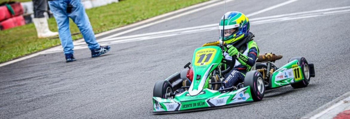 Após pódio no Catarinense de Kart, Vicente da Silva volta foco para a Copa SP Light