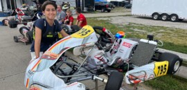 Jovem promessa do Brasil nos EUA, Enzo Vidmontiene fica perto do pódio na final do USPKS