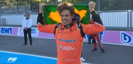 F2: Brasileiro Drugovich fala em “sonho” após conquistar título no GP da Itália