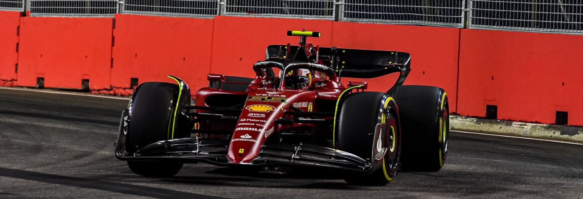 F1: Sainz lidera dobradinha da Ferrari e lidera TL2 do GP de Singapura
