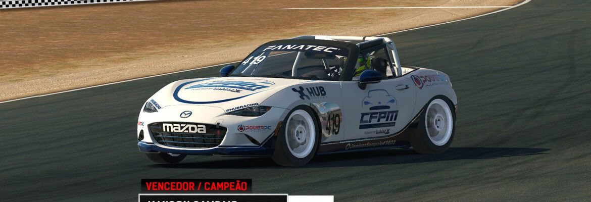 F1BC MX5 Cup: Jamison vence duas em Laguna Seca, enquanto Lauderi e Robson são campeões em suas classes
