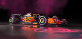 F1: McLaren revela pintura futurista para corridas em Singapura e Japão