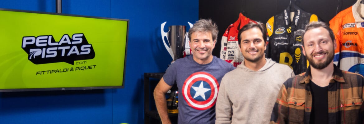 Nelsinho Piquet, Christian Fittipaldi e Thiago Alves estreiam o podcast “Pelas Pistas”