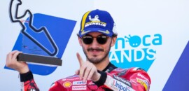 Agora a 10 pontos do líder, Bagnaia diz que correrá pensando no campeonato