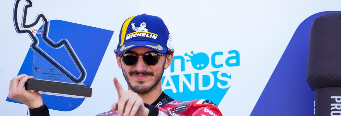 Agora a 10 pontos do líder, Bagnaia diz que correrá pensando no campeonato