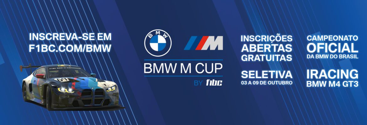 BMW M Cup by F1BC abre seletiva para seu último campeonato de 2022, com os GT3
