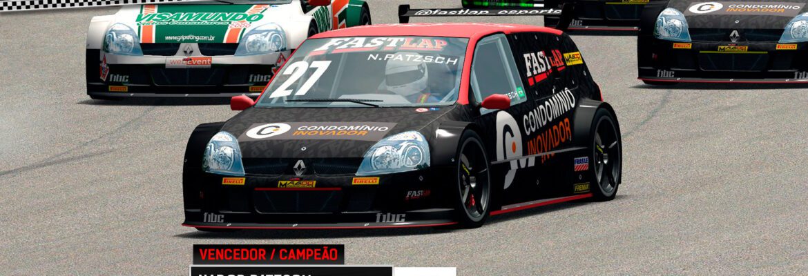F1BC Superclio: Nabor Patzsch (Fast Lap) vence e conquista terceiro título na liga