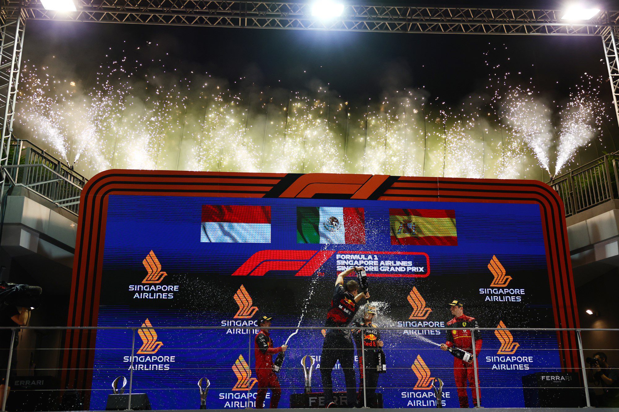 F1: as imagens do GP de Singapura e da vitória de Sergio Perez F1 2022, GP de Singapura, Marina Bay
