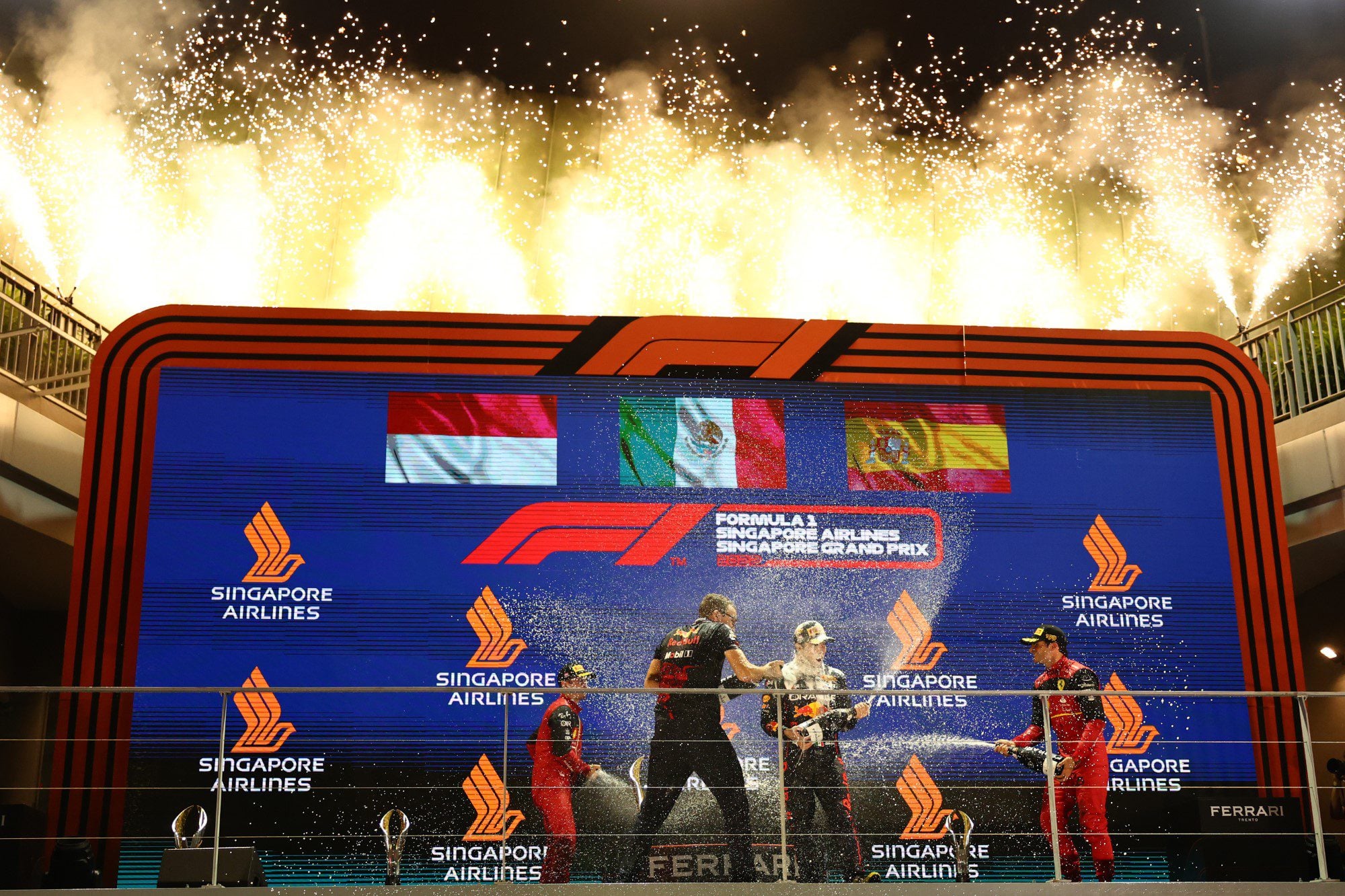 F1: as imagens do GP de Singapura e da vitória de Sergio Perez F1 2022, GP de Singapura, Marina Bay