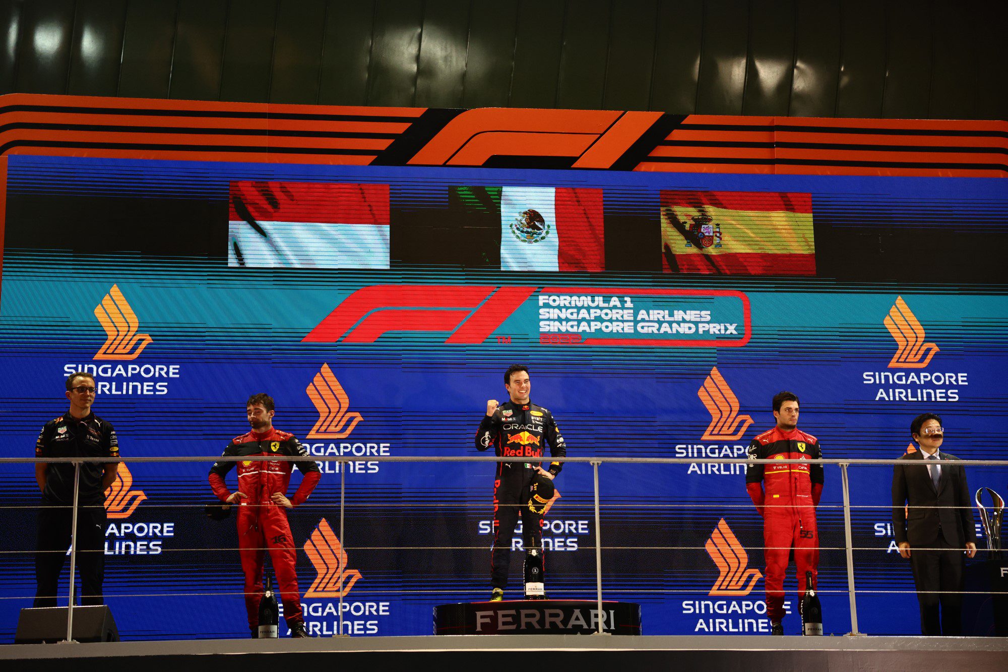 F1: as imagens do GP de Singapura e da vitória de Sergio Perez F1 2022, GP de Singapura, Marina Bay