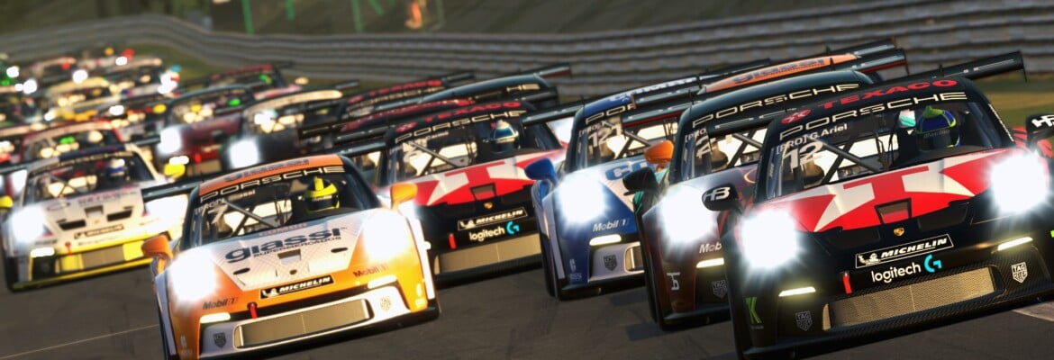 Gustavo Ariel e Caique Oliveira vencem etapa de Spa-Francorchamps da Porsche Esports Brasil, principal campeonato de automobilismo virtual do país