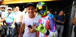 De pai para filho: Felipe e Nic Giaffone dividem pista pela primeira vez no automobilismo