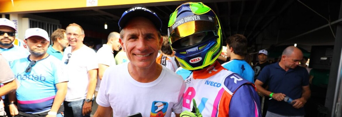 De pai para filho: Felipe e Nic Giaffone dividem pista pela primeira vez no automobilismo