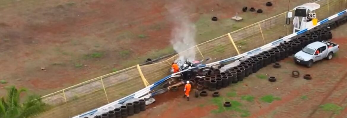 Marcondes explica acidente na corrida 1 da Sprint Challenge: “Virei passageiro de uma hora para outra”