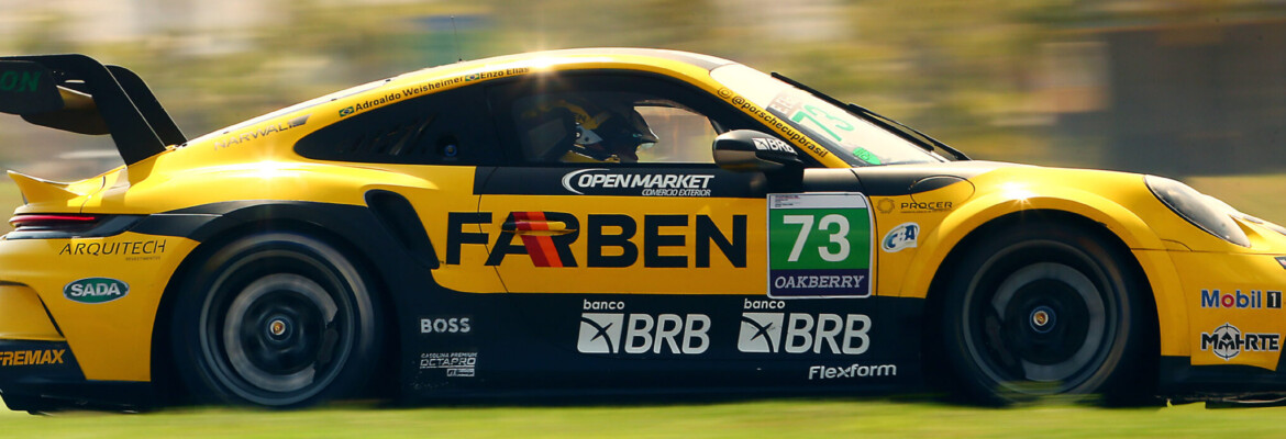 Dupla Enzo Elias e Adroaldo Weisheimer ganha 300 km na categoria e sobe no pódio geral na Porsche Cup em Goiânia