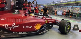 F1: Leclerc é mais rápido no terceiro treino livre molhado do GP de Singapura
