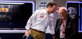F1 – Foto: Pilotos e ex-pilotos Red Bull se juntam em homenagem a morte de fundador em Austin