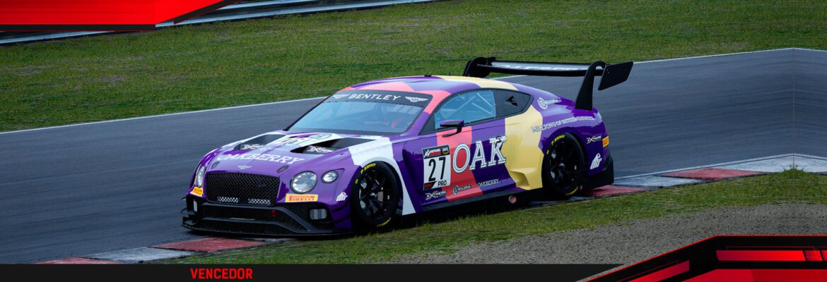 F1BC GT3 Competizione: Brands Hatch tem grande vitória de Gabriel Felipe (Oak)
