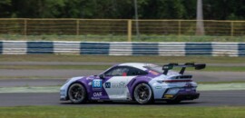 Assim como no sábado Frangulis é tocado no começo e escala de novo pelotão da Porsche Carrera Cup terminando a jornada em Goiânia com dois pódios