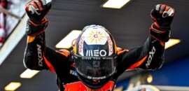 Oliveira se diz feliz com nova vitória na MotoGP: “não posso reclamar quando chove”