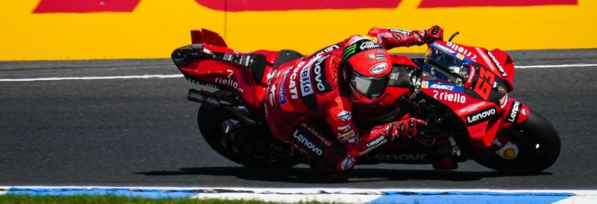 Apesar de líder da MotoGP, Bagnaia diz não ter finalizado GP da Austrália feliz