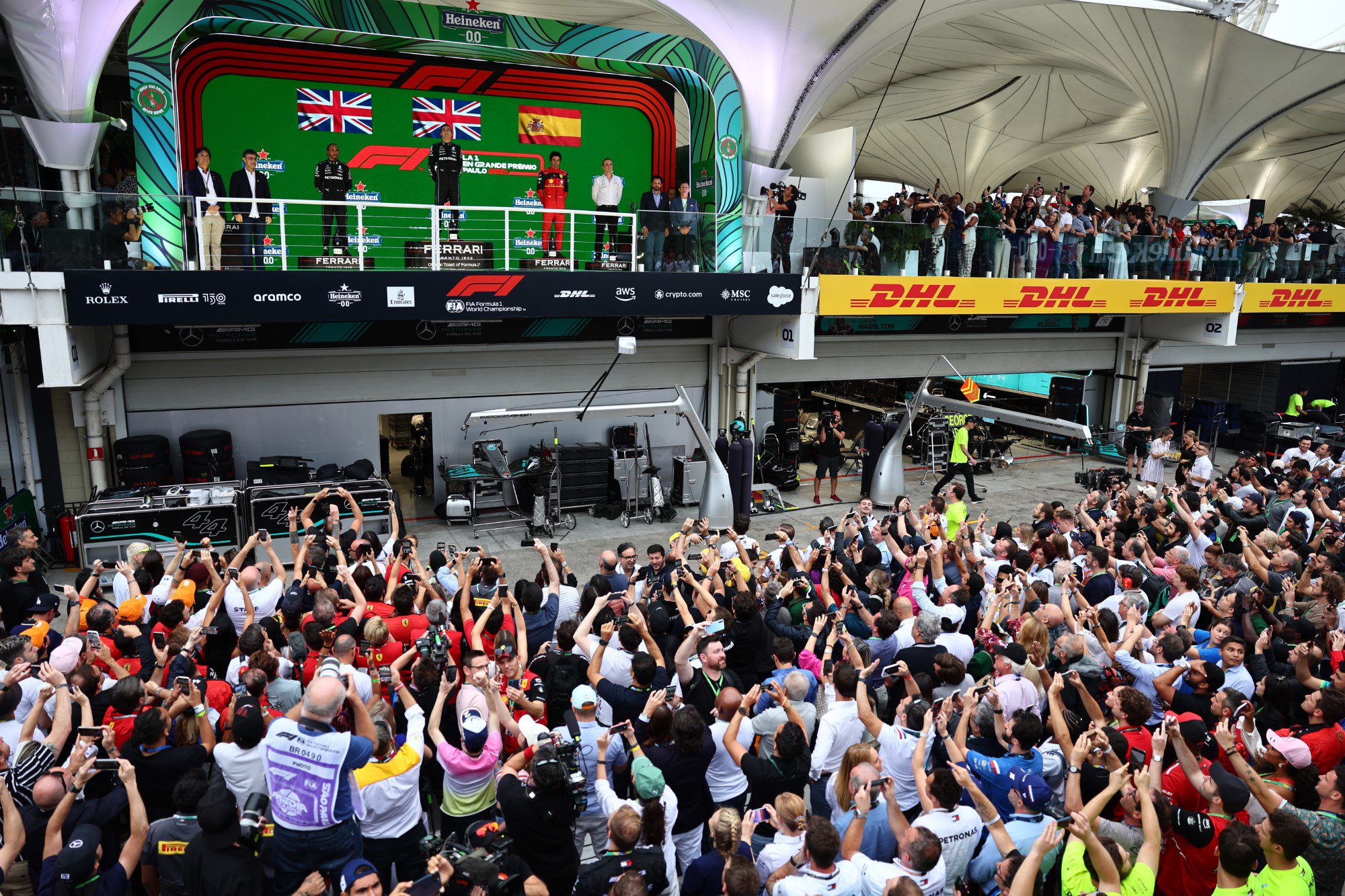 Galeria: as imagens da vitória de Russell e Mercedes no GP de São Paulo de F1 F1 2022, GP de São Paulo, Brasil, Interlagos