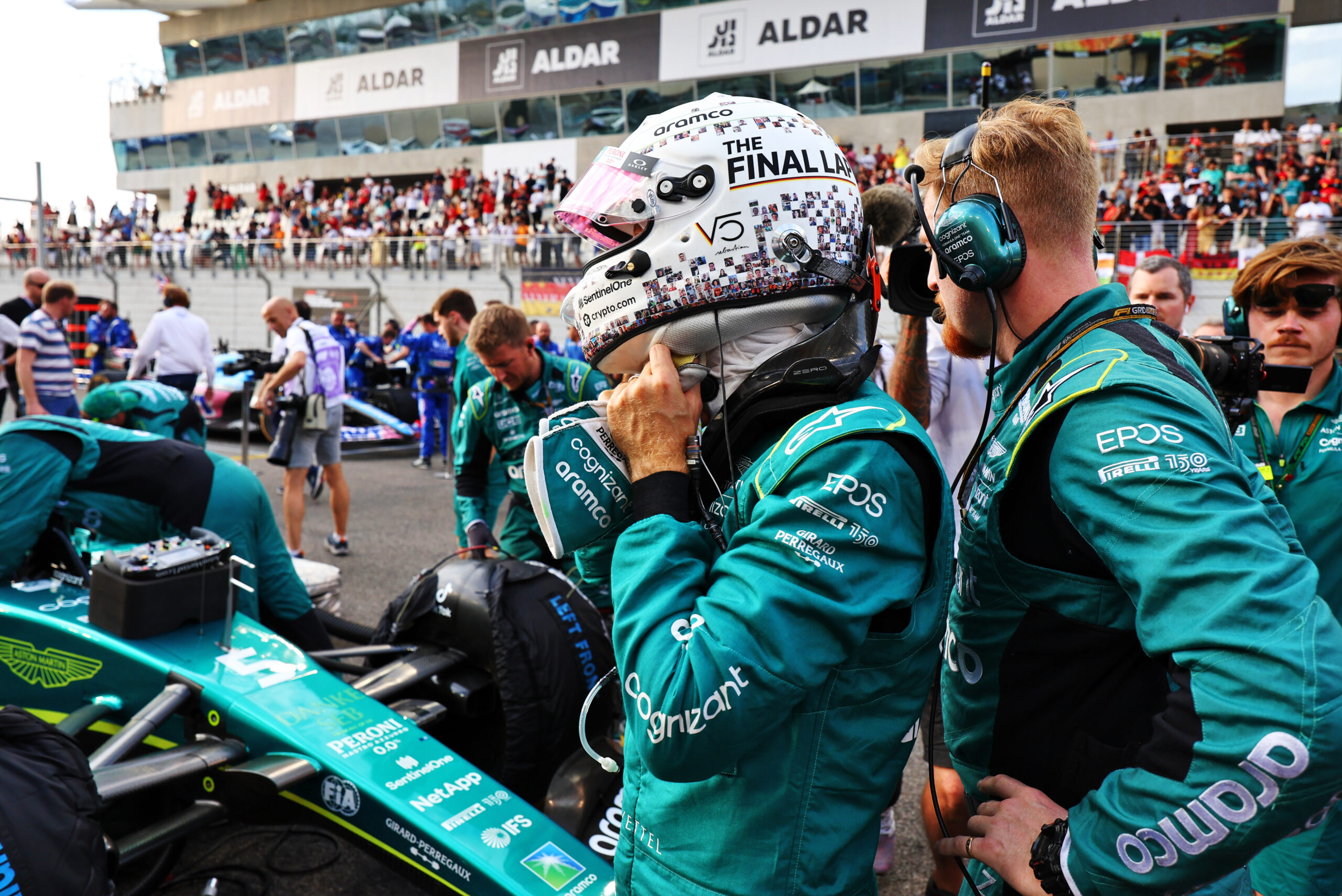 Emoção e 360°: Sebastian Vettel se despede da F1; veja as fotos F1 2022, GP de Abu Dhabi, Yas Marina