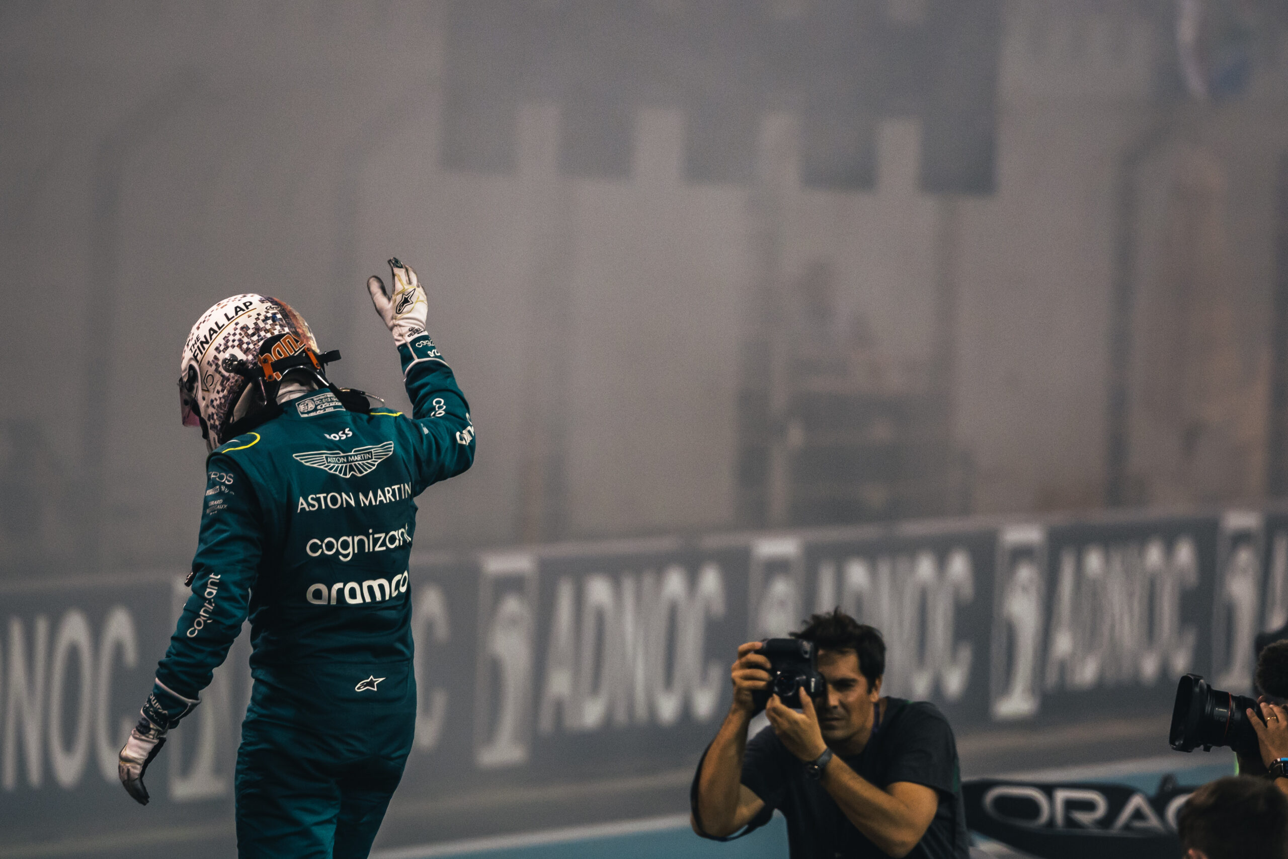 Emoção e 360°: Sebastian Vettel se despede da F1; veja as fotos F1 2022, GP de Abu Dhabi, Yas Marina