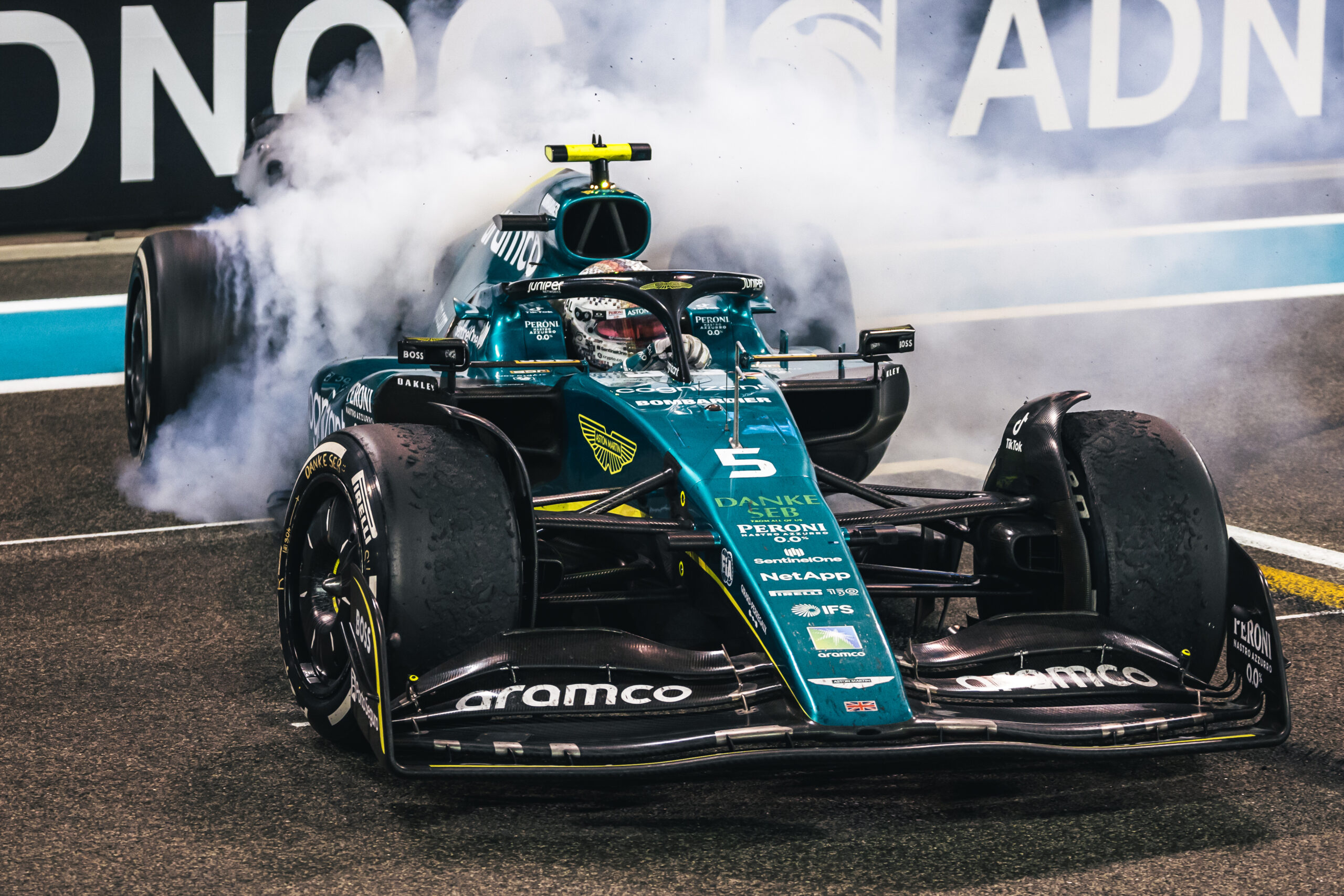Emoção e 360°: Sebastian Vettel se despede da F1; veja as fotos F1 2022, GP de Abu Dhabi, Yas Marina