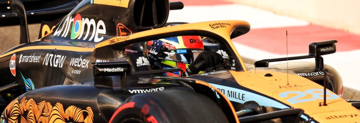 F1: Piastri foi para a pista com o MCL35M de 2021