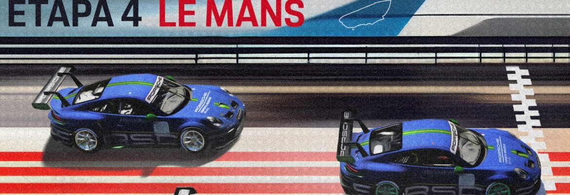 Porsche Esports Brasil inicia segunda metade da competição no tradicional traçado de Le Mans