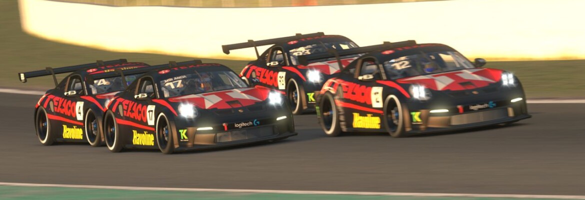 Piloto Texaco Racing by TK, Gustavo Ariel se garante em campeonato mundial da Porsche no Automobilismo Virtual