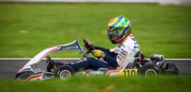 Miguel Costa inicia disputa de última competição da temporada do WSK na Itália