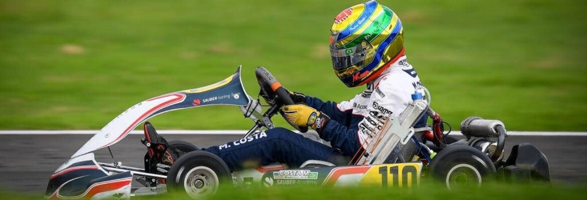 Miguel Costa inicia disputa de última competição da temporada do WSK na Itália