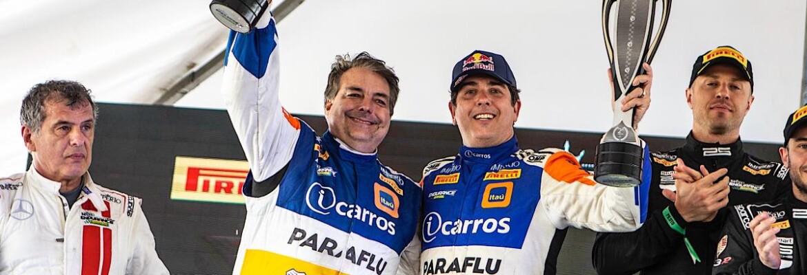 Cacá Bueno e Adalberto Baptista conquistam pódio na geral e ficam em 2º na GT3 em Santa Cruz do Sul