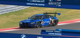 BMW M Cup by F1BC: Lucas Murno brilha com grande vitória em Austin