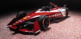Nissan revela pintura predominante vermelha para Fórmula E em 2023