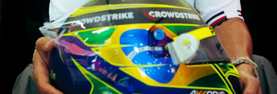 F1 IN LOCO – Foto: Hamilton e Albon trazem capacetes especiais para GP de São Paulo