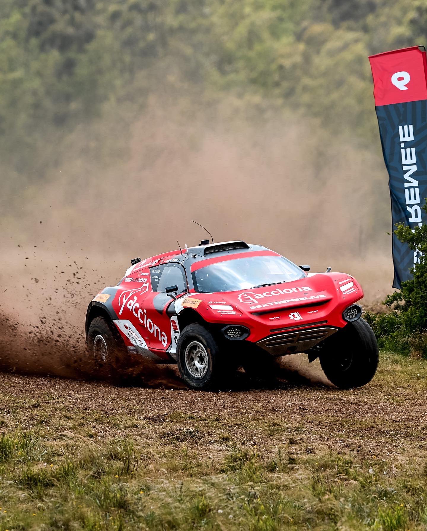 Acciona Sainz começa na frente e lidera classificação 1 do xPrix do Uruguai da Extreme E