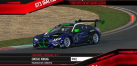 F1BC GT3 iRacing: Diego Krug tira duas vitórias da cartola em Oschersleben