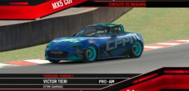 F1BC MX5 Cup: Em Okayama, Victor Tieri e Marco Simões vencem as baterias
