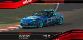 F1BC MX5 Cup: Victor Tieri e Marco Simões ditam o ritmo com vitórias em Oulton Park