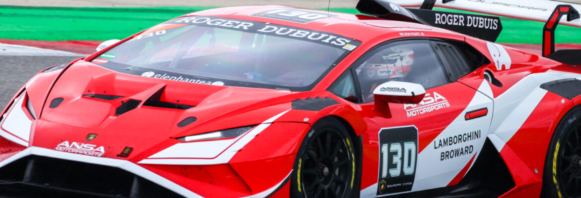 Com uma vitória nos EUA, Nelson Piquet Jr. disputa a final mundial do Lamborghini Super Trofeo em Portugal
