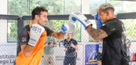 Daniel Ricciardo treina com estrela do UFC, Charles do Bronx