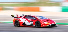Nelson Piquet Jr. termina no pódio a primeira corrida da final mundial do Lamborghini Super Trofeo em Portugal